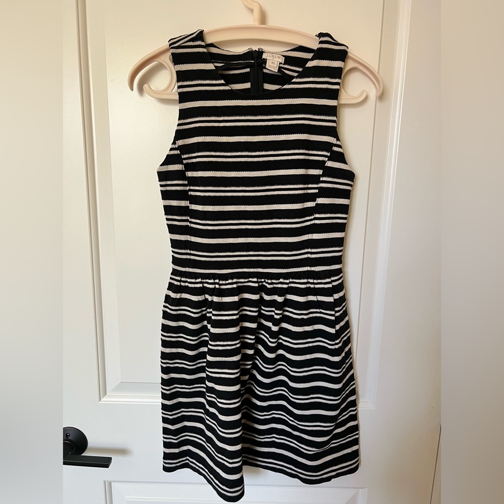J.Crew stripe pattern dress